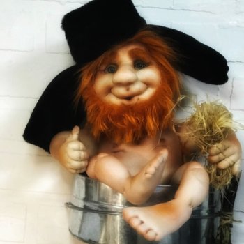 Авторская кукла Банщик