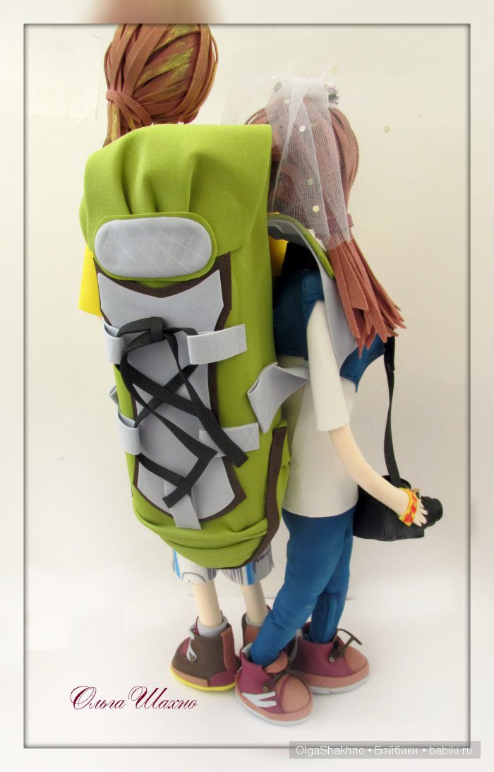 Путешествие длиною в жизнь. Текстильные куклы из фоамирана (фото 3)