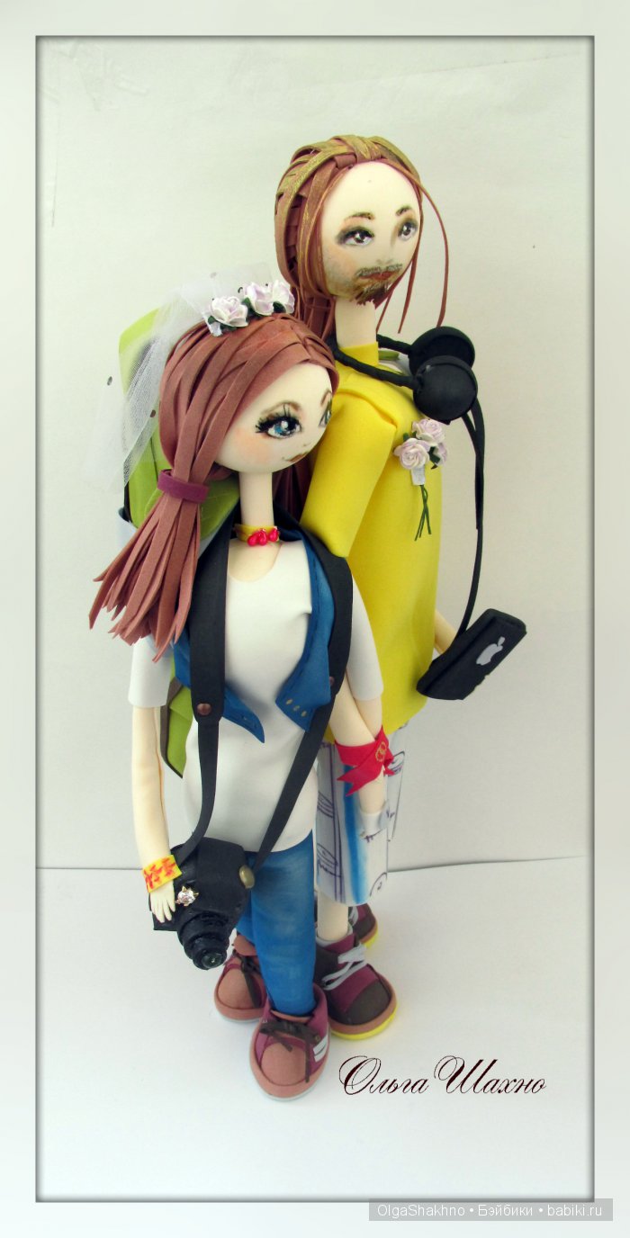 Путешествие длиною в жизнь. Текстильные куклы из фоамирана (фото 2)