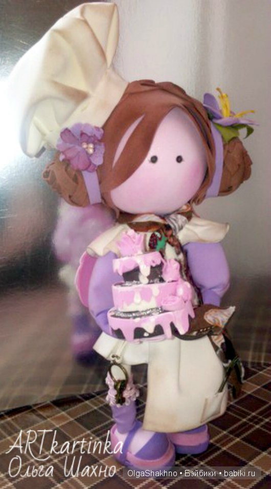 Кухонные феи. Фоамиран — Авторские текстильные куклы: Вальдорфские (фото 3)