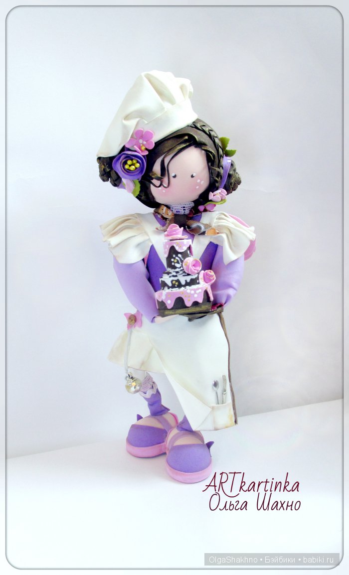 Кухонные феи. Фоамиран — Авторские текстильные куклы: Вальдорфские