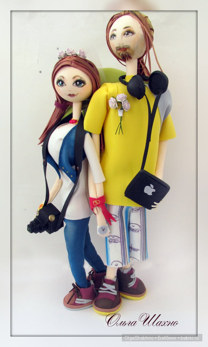 Путешествие длиною в жизнь. Текстильные куклы из фоамирана