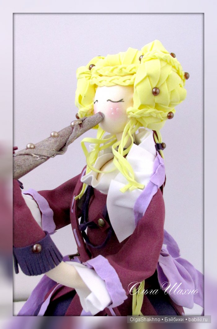 "Менестрель" текстильная кукла из фоамирана (фото 5)