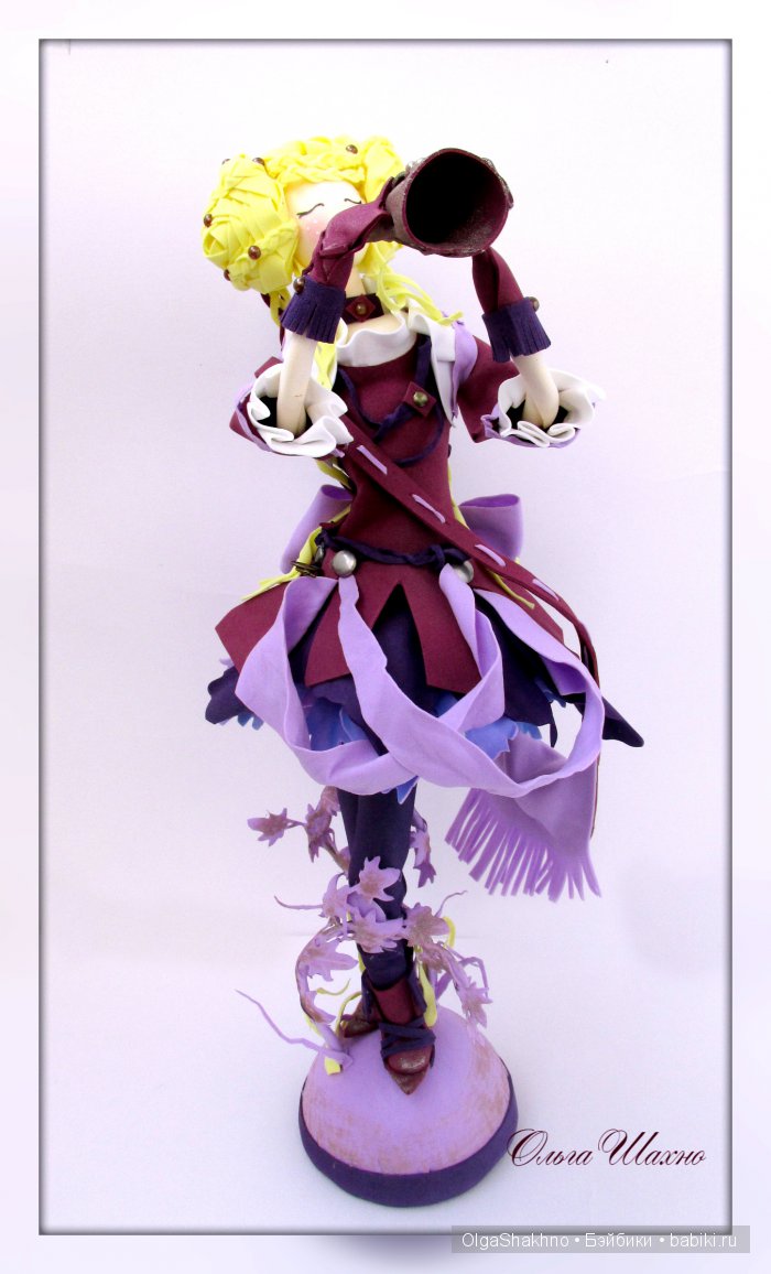 "Менестрель" текстильная кукла из фоамирана (фото 2)