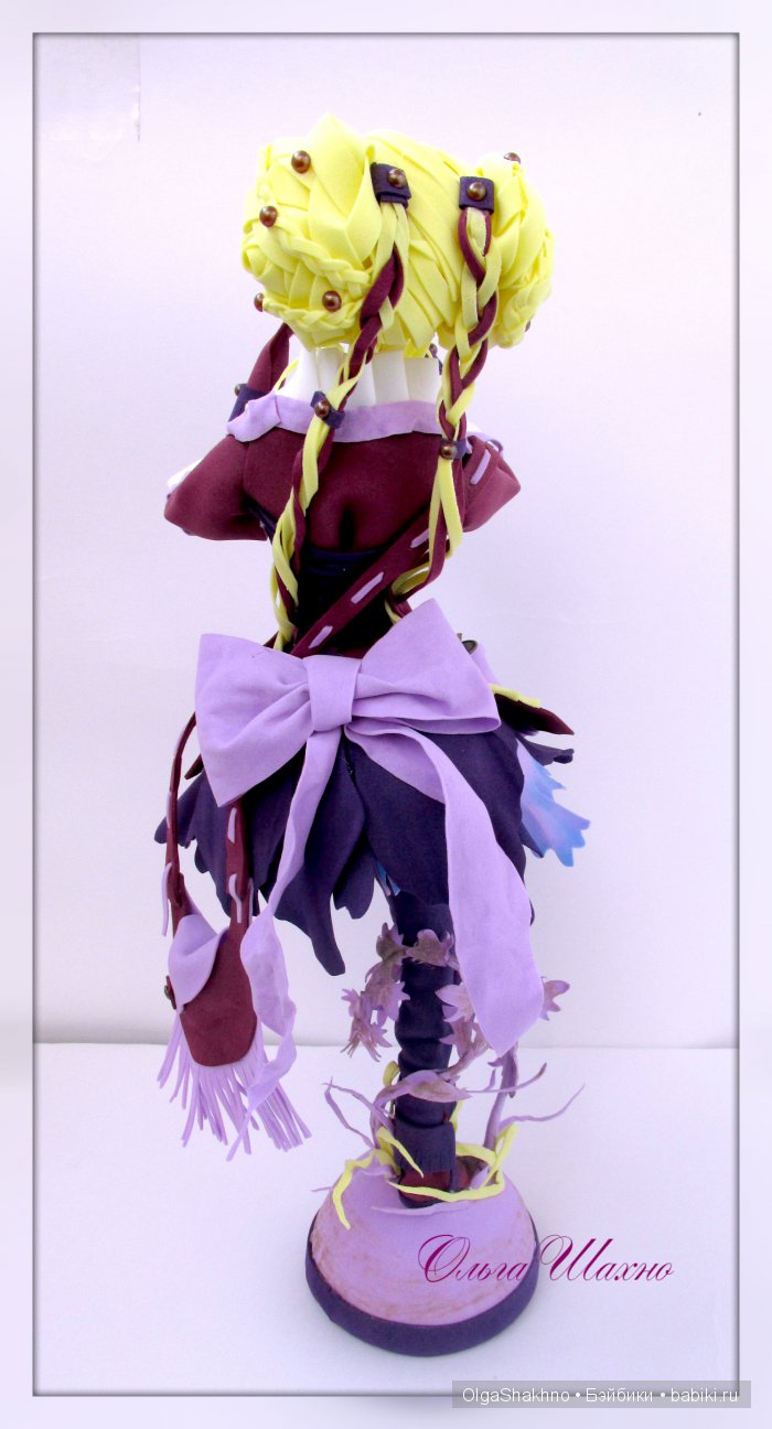 "Менестрель" текстильная кукла из фоамирана (фото 4)