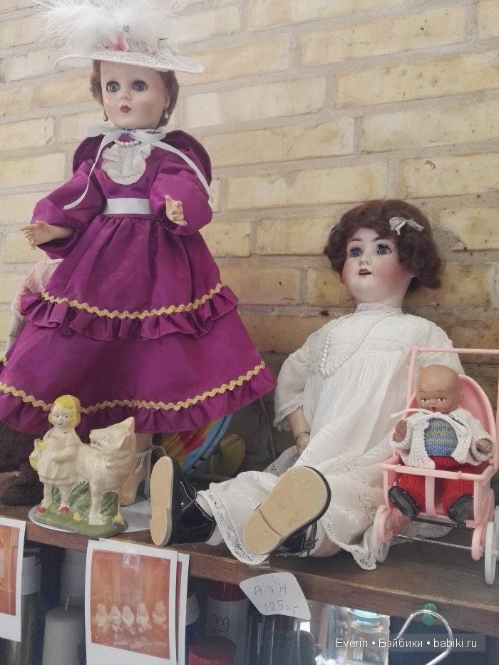 Экскурсия на блошинку — Редкие антикварные куклы и реплики: воск (фото 8)