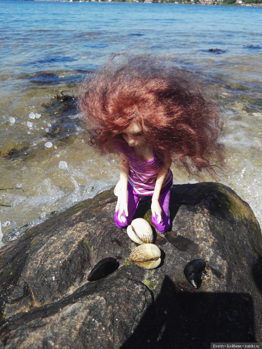 Кукла БЖД Юлька и море — Куклы Milim Studio (Милим): российские БЖД (фото 8)