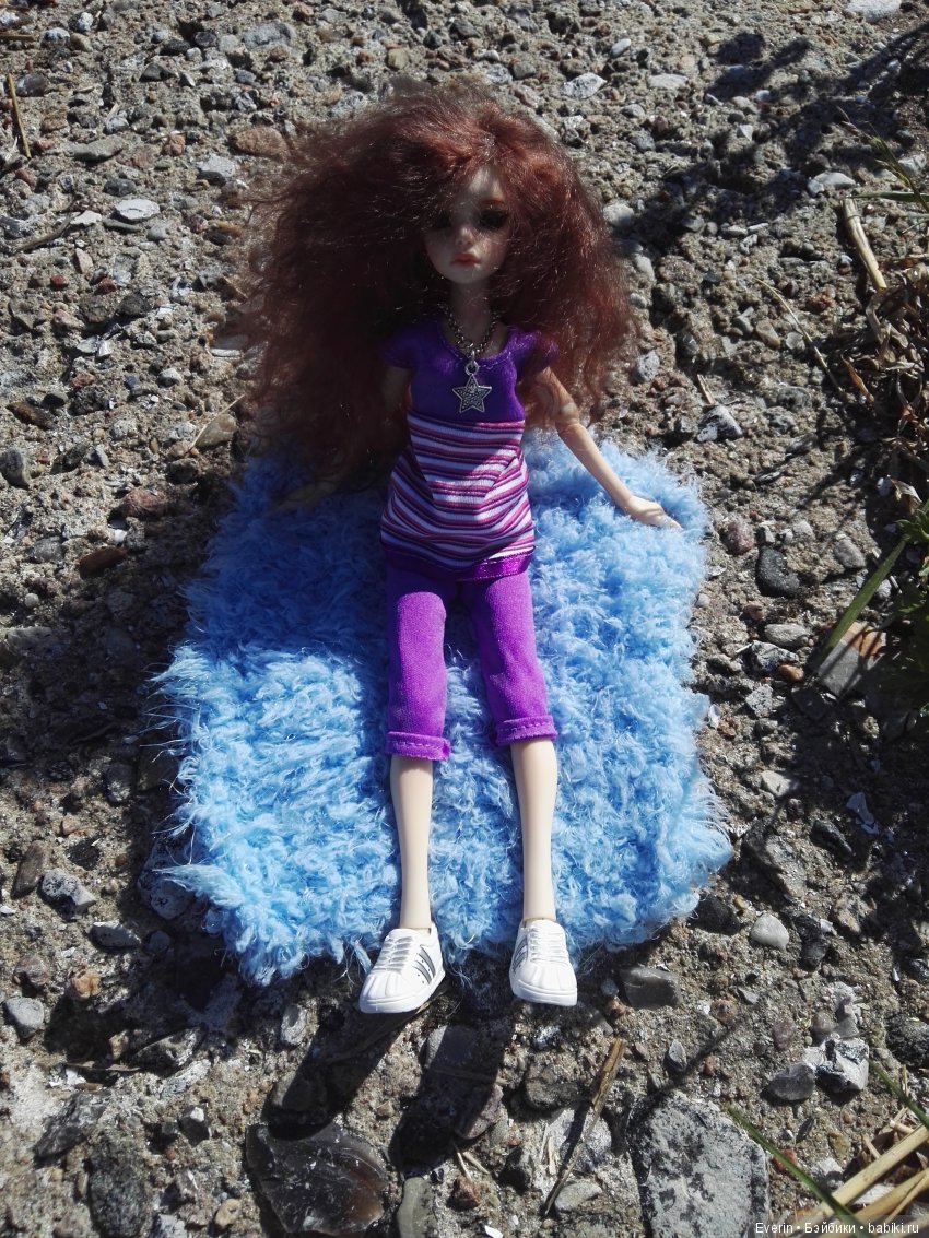 Кукла БЖД Юлька и море — Куклы Milim Studio (Милим): российские БЖД (фото 3)