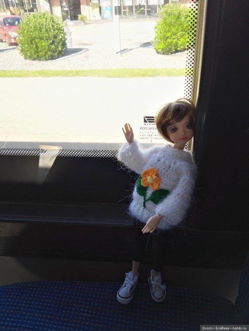 Первая прогулка Мии — Куклы Milim Studio (Милим): российские БЖД (фото 3)