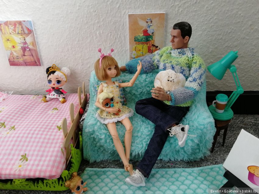 Отец, дочь и тетушка — Коллекционные куклы разных авторов (Разное): редкие бренды (фото 10)