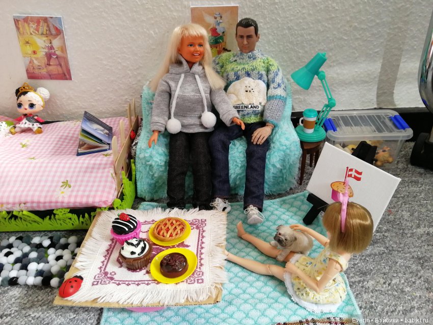 Отец, дочь и тетушка — Коллекционные куклы разных авторов (Разное): редкие бренды