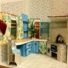 Наш новый домик из оконного откоса, часть 1