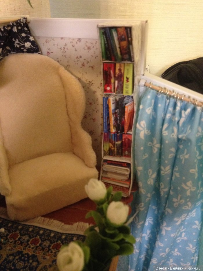 Наш новый домик из оконного откоса, румбокс. Продолжение