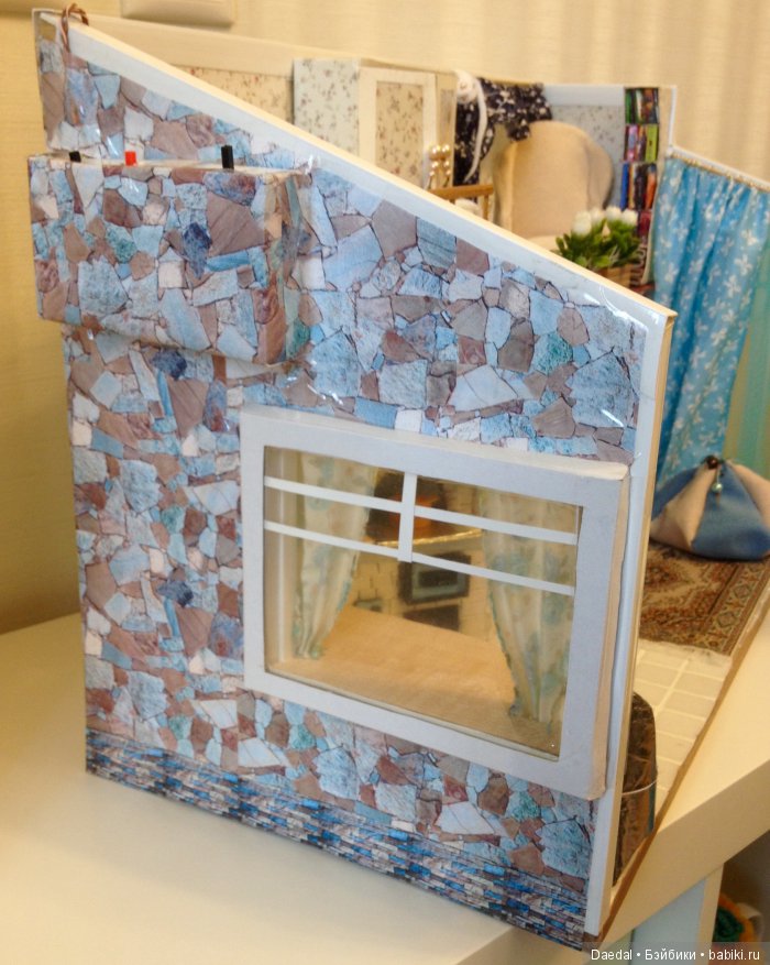 Наш новый домик из оконного откоса - вокруг + электрика (фото 2)