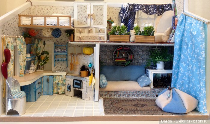 Наш новый домик из оконного откоса - вокруг + электрика