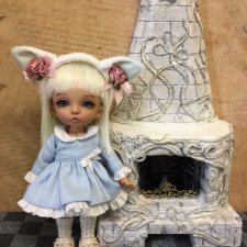 Вот такой вот был камин