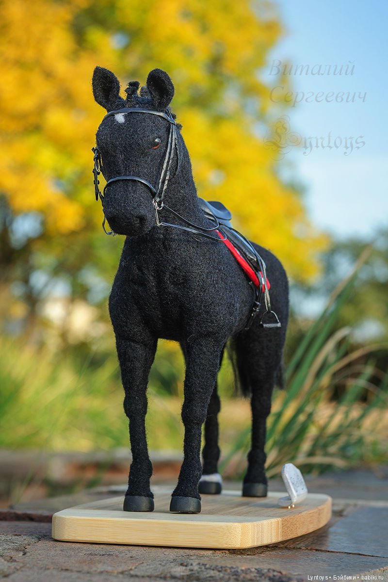 Тракененский конь по кличке БлэкБой был выполнен на заказ (фото 3)