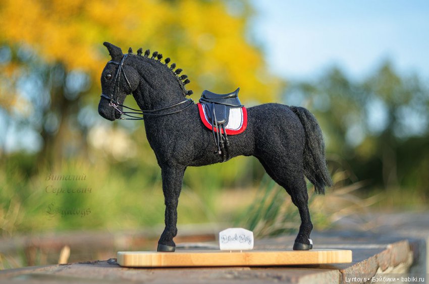 Тракененский конь по кличке БлэкБой был выполнен на заказ (фото 6)