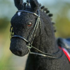 Тракененский конь по кличке БлэкБой был выполнен на заказ