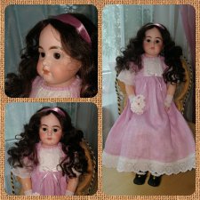 Куколка Armand Marseille Арманд Марсель 3200 на кожаном теле