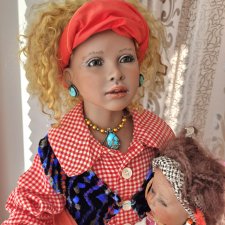 Фарфоровая кукла Cindy Koch Unikat OOAK