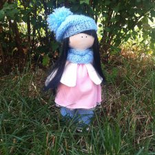 Интерьерная текстильная кукла малышка Рита