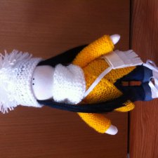 Интерьерная текстильная кукла ручной работы малышка Соня