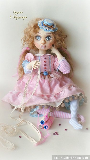 Текстильная шарнирная кукла Анфиса | Бэйбики Текстильная шарнирная кукла Анфиса