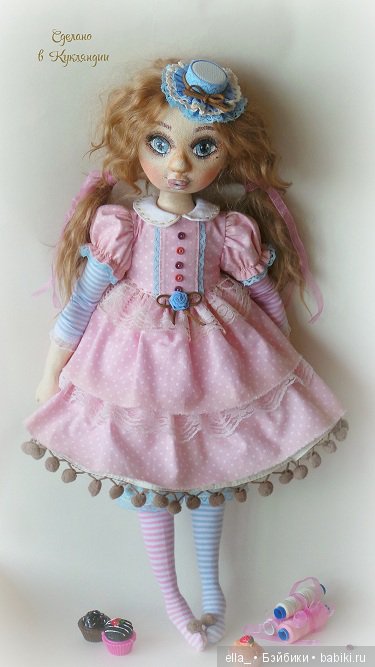 Текстильная шарнирная кукла Анфиса | Бэйбики Текстильная шарнирная кукла Анфиса