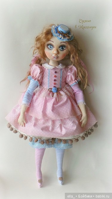 Текстильная шарнирная кукла Анфиса | Бэйбики Текстильная шарнирная кукла Анфиса (фото 4)