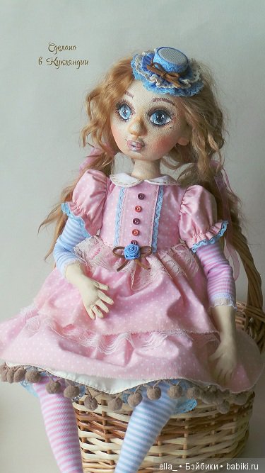 Текстильная шарнирная кукла Анфиса | Бэйбики Текстильная шарнирная кукла Анфиса (фото 3)
