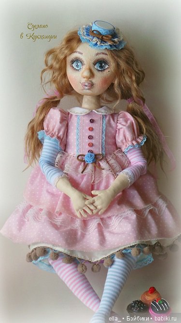 Текстильная шарнирная кукла Анфиса | Бэйбики Текстильная шарнирная кукла Анфиса (фото 7)