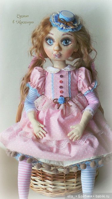 Текстильная шарнирная кукла Анфиса | Бэйбики Текстильная шарнирная кукла Анфиса