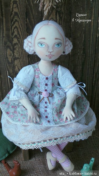 Текстильная куколка Мила | Бэйбики Текстильная куколка Мила — Авторские текстильные куклы: Вальдорфские (фото 10)
