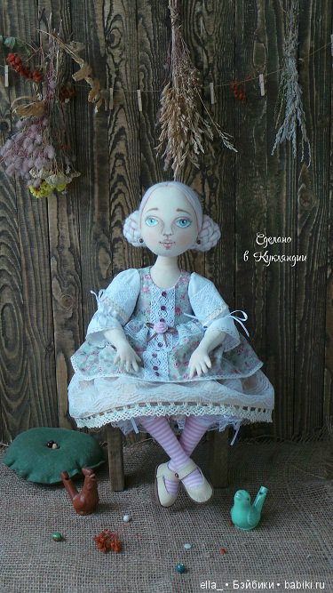 Текстильная куколка Мила | Бэйбики Текстильная куколка Мила — Авторские текстильные куклы: Вальдорфские (фото 9)