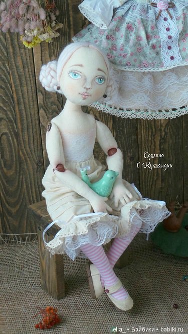 Текстильная куколка Мила | Бэйбики Текстильная куколка Мила — Авторские текстильные куклы: Вальдорфские (фото 3)