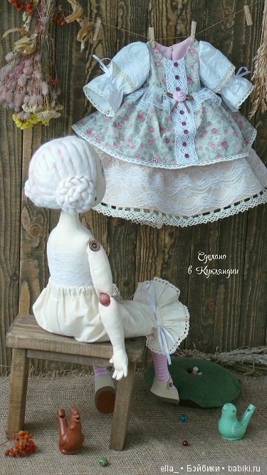 Текстильная куколка Мила | Бэйбики Текстильная куколка Мила — Авторские текстильные куклы: Вальдорфские (фото 6)