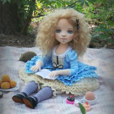 Текстильная кукла Алиса