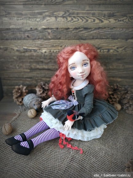 Девочка из старой сказки — Авторские текстильные куклы: Вальдорфские (фото 2)