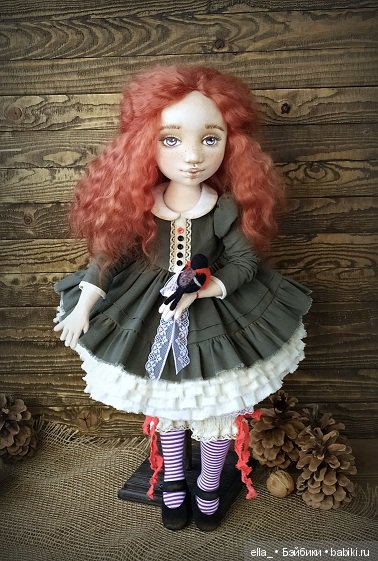Девочка из старой сказки — Авторские текстильные куклы: Вальдорфские (фото 4)