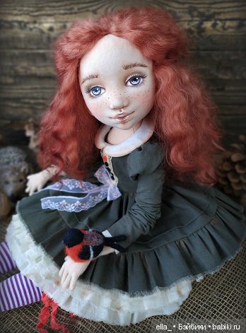 Девочка из старой сказки — Авторские текстильные куклы: Вальдорфские (фото 3)