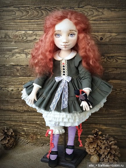 Девочка из старой сказки — Авторские текстильные куклы: Вальдорфские