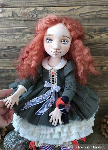 Девочка из старой сказки — Авторские текстильные куклы: Вальдорфские (фото 9)