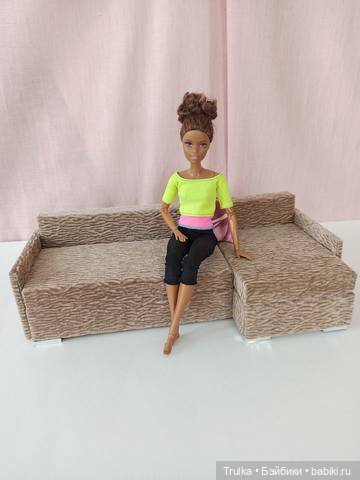 Раскладной диван — Мебель для кукол и домиков: фото (фото 5)