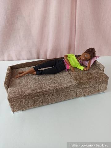 Раскладной диван — Мебель для кукол и домиков: фото (фото 4)