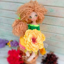 Мои цветики. Куклы из ткани