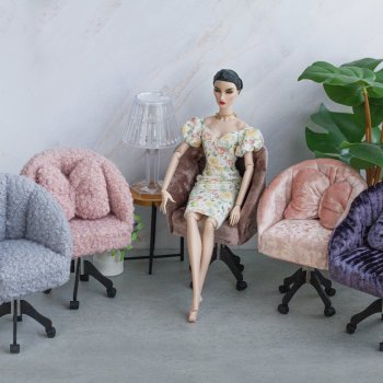 Коллекция вращающихся кресел для кукол Барби, ФР и подобных