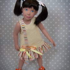 Платье и туфли на куклу Лиэнн