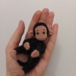 Маленькая ручная обезьянка