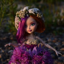 Платье из цветов!